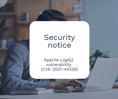 Log4j security advisory