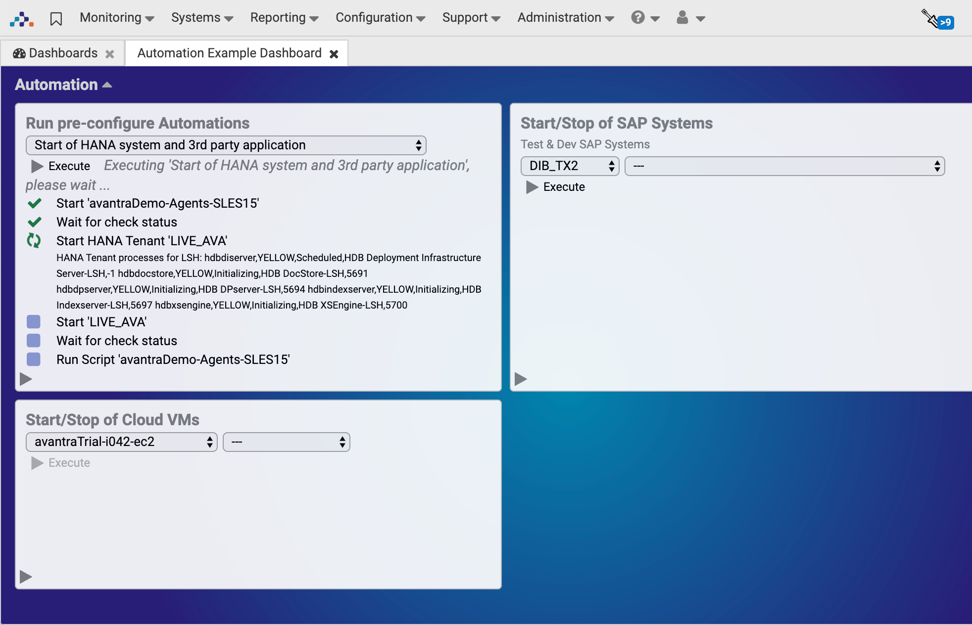 Cloud Automation for SAP Systems with Avantra