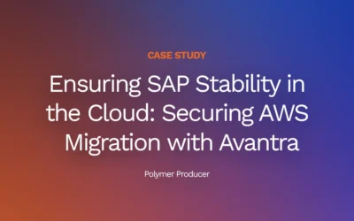 Ensuring SAP Stability in the Cloud: How a Leading Polymer Producer Secured Its AWS Migration with Avantra