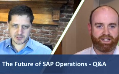 The Future of SAP Operations: Audience Q&amp;A