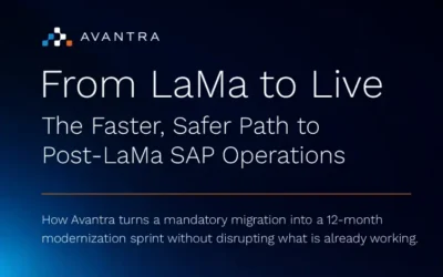 From LaMa to Live: The Faster, Safer Path to Post-LaMa SAP Operations