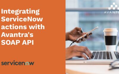 Integrating ServiceNow actions with Avantra’s SOAP API